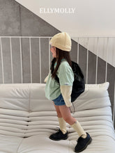 画像をギャラリービューアに読み込む, 【予約】カカオカラーマッチングティー　Tシャツ SS 韓国 2026 ELLYMOLLY - W select  baby kids
