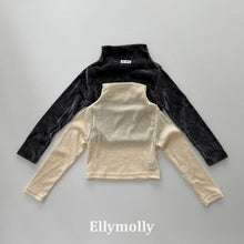 Load image into Gallery viewer, 【予約】ベルベットメッシュモックタートルネック　長袖　トップス　AW 韓国  韓国子供服　2026 ELLYMOLLY - W select  baby kids
