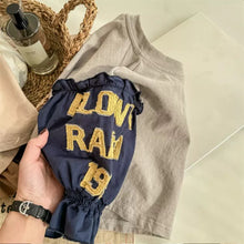 Load image into Gallery viewer, 【予約】 リメイク風ナンバリングTOPS  切り替え　80～130ｃｍ　Wselect - W select  baby kids
