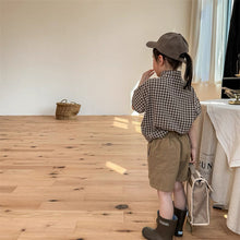 Load image into Gallery viewer, 【予約】 くまちゃん刺繍ハーフパンツ  bottom　刺繍　80～130ｃｍ　Wselect - W select  baby kids
