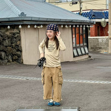 Load image into Gallery viewer, 【予約】 異素材切り替えワークパンツ ゆったり　パンツ  80～130ｃｍ　Wselect - W select  baby kids
