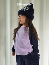 Load image into Gallery viewer, 【予約】カラーブロックラグランティー　長袖　トップス　AW 韓国  韓国子供服　2026 ELLYMOLLY - W select  baby kids

