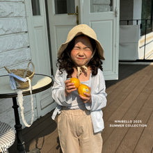 Load image into Gallery viewer, 【即納】親子麦わら帽子　hat　ninibello Kids W select

