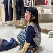 Load image into Gallery viewer, 【予約】レイヤード3色ロンT   春　夏　80～130ｃｍ　Wselect - W select  baby kids
