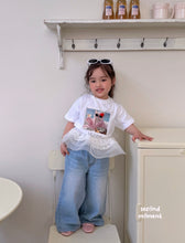 Load image into Gallery viewer, 【即納】サングラス猫Tシャツ　second moment  Tシャツ　韓国子供服　90〜160 Jr. Wselect - W select  baby kids
