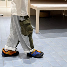 Load image into Gallery viewer, 【予約】 異素材切り替えワークパンツ ゆったり　パンツ  80～130ｃｍ　Wselect - W select  baby kids
