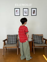 画像をギャラリービューアに読み込む, 【予約】エブリデイティー Tシャツ　ボーダー　小学生 SS 韓国 2026 ELLYMOLLY
