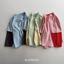 画像をギャラリービューアに読み込む, 【予約】カカオカラーマッチングティー　Tシャツ SS 韓国 2026 ELLYMOLLY - W select  baby kids
