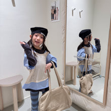 Load image into Gallery viewer, 【予約】レイヤード3色ロンT   春　夏　80～130ｃｍ　Wselect - W select  baby kids
