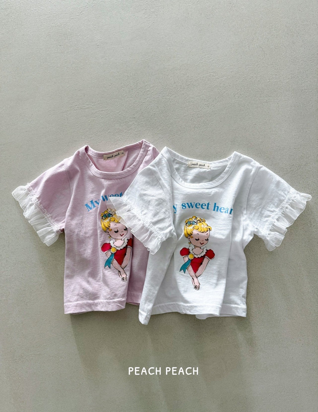 【予約】プリンセスT　tops　2025　Kids　ジュニアサイズ　peach peach