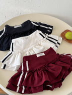 【予約】フリルライン入りパンツ　夏　フリル　100～150ｃｍ　子供服　 Wselect　SS 子供服　 Wselect - W select  baby kids