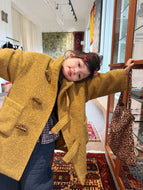 【予約】カラーロングコート　kids  コート　防寒　ロング　ダッフル　ベビー服　baby 子供服　Wselect - W select  baby kids