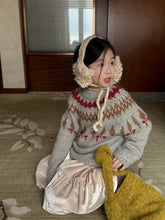 Load image into Gallery viewer, 【予約】ノルディックセーター　ニット　長袖　冬90～150ｃｍ　Wselect
