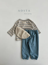 Load image into Gallery viewer, 【即納】AostaボーダーロンT　春　TOPS　baby　Kids　Wselect
