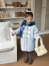 Load image into Gallery viewer, 【予約】カラーダッフルコート　ダッフル　羽織　ロング　あったか　blue　red　110～170ｃｍ　Wselect
