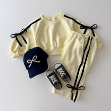 Load image into Gallery viewer, [Ready to ship] Ribbon jersey set up Spring 2024 Kids Wselect
