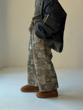 画像をギャラリービューアに読み込む, 【予約】アーミーストレートパンツ bottom　ゆったり　冬　90〜150ｃｍ　Wselect
