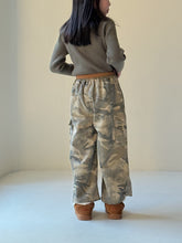 画像をギャラリービューアに読み込む, 【予約】アーミーストレートパンツ bottom　ゆったり　冬　90〜150ｃｍ　Wselect
