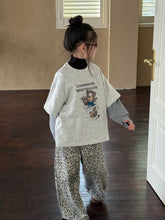 画像をギャラリービューアに読み込む, 【即納】 重ね着風ベアロンT  長袖　くま　男の子　30～140ｃｍ　Wselect - W select  baby kids
