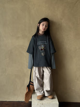 画像をギャラリービューアに読み込む, 【即納】 重ね着風ベアロンT  長袖　くま　男の子　30～140ｃｍ　Wselect - W select  baby kids
