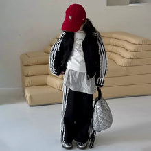 画像をギャラリービューアに読み込む, 【予約】 レースラインセットアップ　ジップブルゾン　ハーフパンツ   ナイロン　set up  120〜170cm Wselect - W select  baby kids
