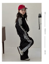 画像をギャラリービューアに読み込む, 【予約】 レースラインセットアップ　ジップブルゾン　ハーフパンツ   ナイロン　set up  120〜170cm Wselect - W select  baby kids
