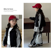 画像をギャラリービューアに読み込む, 【予約】 レースラインセットアップ　ジップブルゾン　ハーフパンツ   ナイロン　set up  120〜170cm Wselect - W select  baby kids
