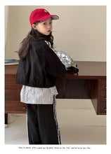 画像をギャラリービューアに読み込む, 【予約】 レースラインセットアップ　ジップブルゾン　ハーフパンツ   ナイロン　set up  120〜170cm Wselect - W select  baby kids
