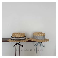 【予約】かんかん帽　帽子　麦わら　夏　3〜7歳　baby  SS 子供服　Wselect - W select  baby kids