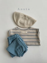 Load image into Gallery viewer, [Aosta] Aosta Border Long T Spring TOPS baby Kids Wselect
