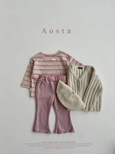Load image into Gallery viewer, [Aosta] Aosta Border Long T Spring TOPS baby Kids Wselect
