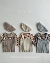 Load image into Gallery viewer, [Aosta] BEBE knitted overalls Overalls Spring bottom baby kids Wselect
