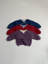 Charger l'image dans la galerie, 【予約】ツートンスウェット AW 韓国 韓国子供服 2026 minirobe
