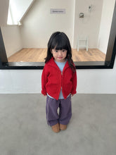 Cargar imagen en el visor de la galería, 【予約】ロエルニットジップアップ AW 韓国 韓国子供服 2026 digreen

