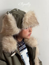 Cargar imagen en el visor de la galería, 【予約】エスキモファーパイロット帽子 AW 韓国 韓国子供服 2026 ellymolly

