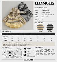 Load image into Gallery viewer, 【予約】バブルフーディーMTM AW 韓国 韓国子供服 2026 ellymolly
