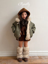 Charger l'image dans la galerie, 【予約】ベアーフードベスト AW 韓国 韓国子供服 boa 2026 ellymolly
