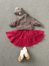 Cargar imagen en el visor de la galería, 【予約】アデネスウールハーフジップ　スエット　冬　 AW 韓国 韓国子供服 2026 ellymolly

