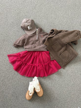 Cargar imagen en el visor de la galería, 【予約】アデネスウールハーフジップ　スエット　冬　 AW 韓国 韓国子供服 2026 ellymolly
