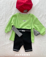 Cargar imagen en el visor de la galería, 【予約】ワッフルTシャツ AW 韓国  韓国子供服　2026 JEAYABEBE - W select  baby kids
