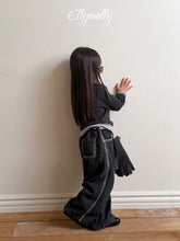 Charger l'image dans la galerie, 【予約】ラインウォークフリースラインデニム AW 韓国 韓国子供服 2026 ellymolly
