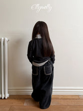Charger l'image dans la galerie, 【予約】ラインウォークフリースラインデニム AW 韓国 韓国子供服 2026 ellymolly
