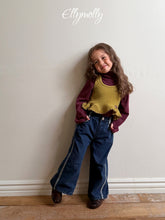 Charger l'image dans la galerie, 【予約】ラインウォークフリースラインデニム AW 韓国 韓国子供服 2026 ellymolly
