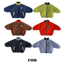 Cargar imagen en el visor de la galería, 【予約】リバーシブルジャンパー AW 韓国  韓国子供服　2026 CON
