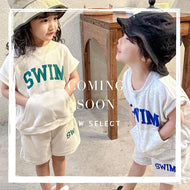 【予約】SWIM　ロゴセットアップ　SETUP　男の子　女の子　Wselect - W select  baby kids