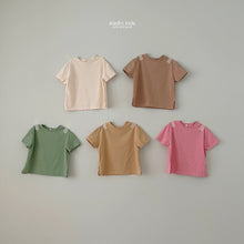 Load image into Gallery viewer, 【SALE】 Pleasant Long Tea　シンプルTシャツ　simple　無地　aladinkids　Wselect - W select  baby kids
