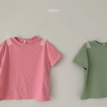 Load image into Gallery viewer, 【SALE】 Pleasant Long Tea　シンプルTシャツ　simple　無地　aladinkids　Wselect
