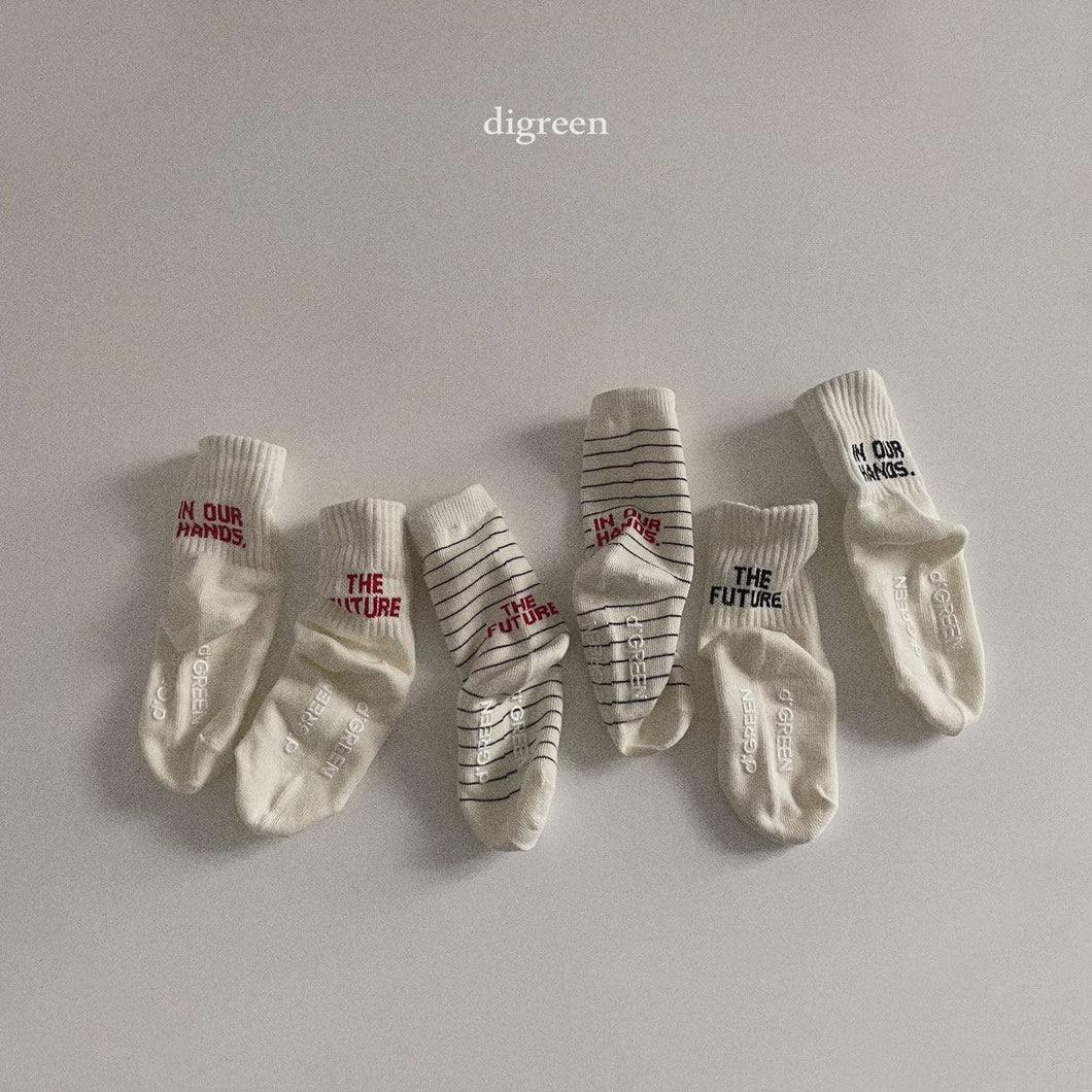 【即納】futuresocks　3足セット　ソックス　SET　靴下　シューズ　digreen　gift　Wselect - W select  baby kids