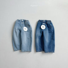Load image into Gallery viewer, 【予約】volumedenim　pants　デニム　ゆったり　2025 女の子 男の子   Digreen Wselect
