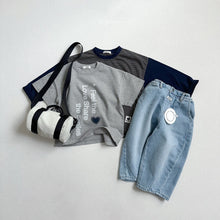 Load image into Gallery viewer, 【予約】volumedenim　pants　デニム　ゆったり　2025 女の子 男の子   Digreen Wselect
